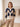 Pull en Maille à Motif Argyle et Col V - Bleu