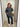 Chemise oversize à carreaux – Bleu