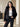 Veste femme à effet fourrure - Noir