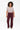Pantalon grande taille taille haute - Prune