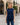 Blouse Femme Sans Manches à Volants - Marine