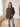 Surchemise Femme à Carreaux Coupe Oversize - Choco