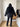 Veste femme à effet fourrure - Noir