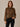 Blouse Femme Imprimée Léopard à Manches Longues - Camel