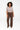 Pantalon grande taille taille haute - Choco
